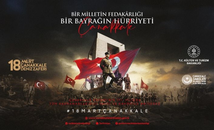 Çanakkale Deniz Zaferi "Bir Milletin Fedakarlığı, Bir Bayrağın Hürriyeti" temasıyla anılacak