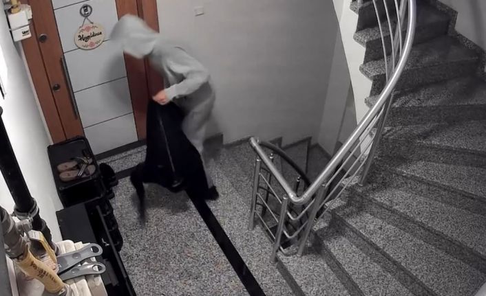 Eyüpsultan’da montunu çuval gibi yapan hırsız girdiği aparmandan 8 çift ayakkabı çaldı