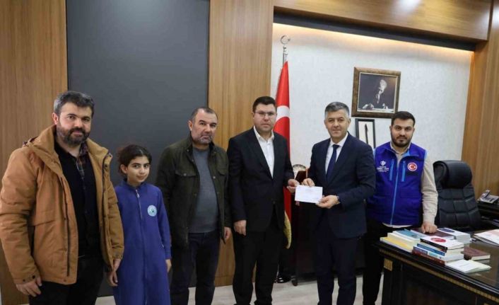 Gaziantep’te imam hatip öğrencilerinden Filistin’e anlamlı destek
