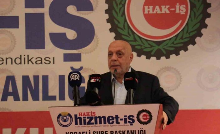 HAK-İŞ Genel Başkanı Arslan Kocaeli’de seslendi: "Biz sadece toplu sözleşme yapan sendika değiliz"
