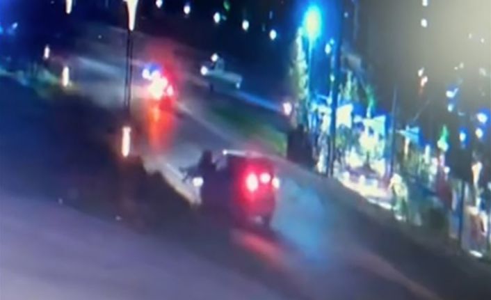 "İftira" demişti, görüntüler ortaya çıktı: Eski eşini ve oğlunu böyle ezdi