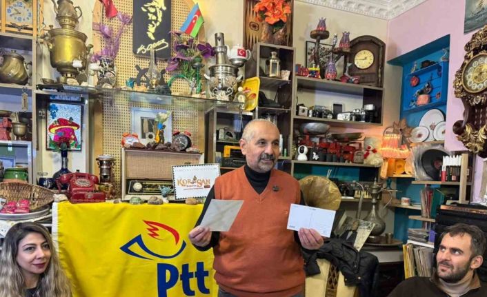 Iğdır’da nostalji rüzgarı: Pul ve kartpostalla mesaj gönderme geleneği yeniden canlandı