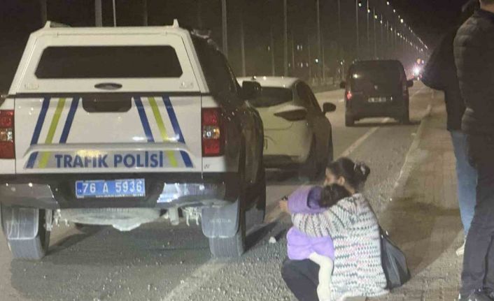 Iğdır’da otomobil sulama kanalına uçtu: Sürücü, kızı ve torunu son anda kurtuldu