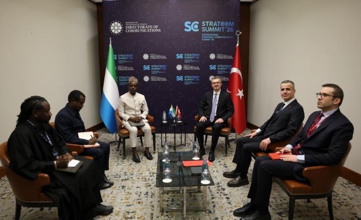 İletişim Başkanı Duran, Sierra Leone Enformasyon ve Yurttaşlık Eğitim Bakanı Bah ile görüştü