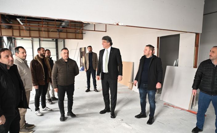 Kartepe’de 3 bin 500 metrekarelik spor kompleksinin inşası sürüyor