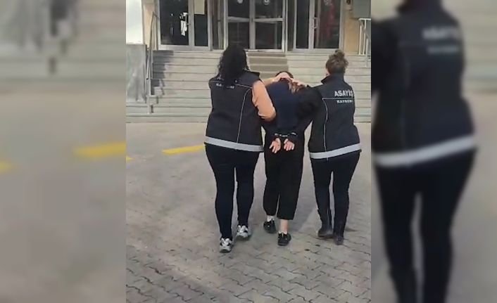 Kayseri’de 30 yıl 9 ay kesinleşmiş hapis cezası olan kadın hükümlü yakalandı