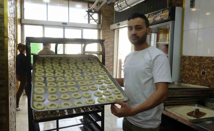 Kilis’te bayram öncesi kahke üretimi hızlandı