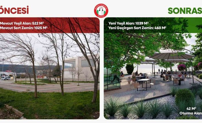 Menteşe kent merkezinde yeşil alan oranı arttırılıyor