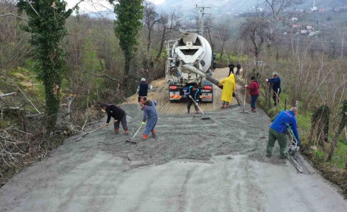 Ordu’da 7 yılda 2 bin 200 kilometre yol konfora kavuşturuldu
