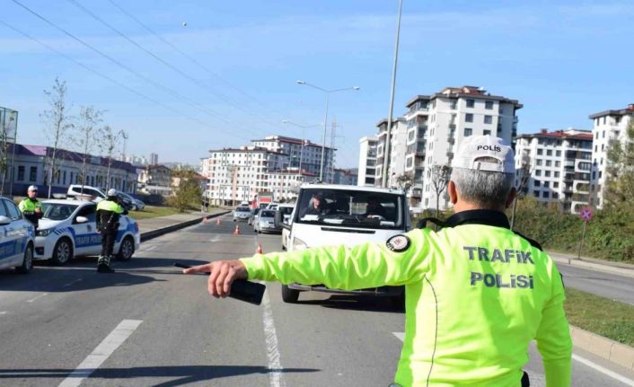 Ordu’da bir haftada 13 binden fazla araç ve sürücüsü denetlendi