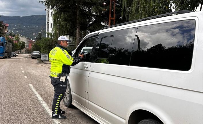 Ordu’da bir haftada 9 binden fazla araç ve sürücüsü denetlendi