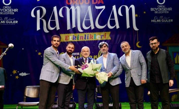 Ordu’da duygu dolu gece: Adıyamanlı Grup Ravza’dan Ordu’ya minnet mesajı