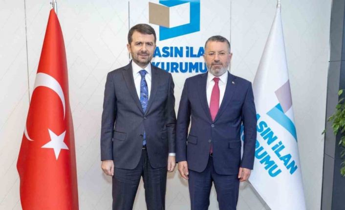 Rektör Kırışık, BİK Genel Müdürü Abdulkadir Çay ile bir araya geldi