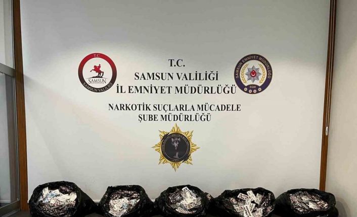 Samsun’da narkotik operasyonu: 52 bin 206 adet uyuşturucu hap ele geçirildi