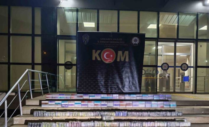 Şanlıurfa’da kaçakçılık operasyonunda 1 milyon 200 bin TL değerinde elektronik sigara ele geçirildi