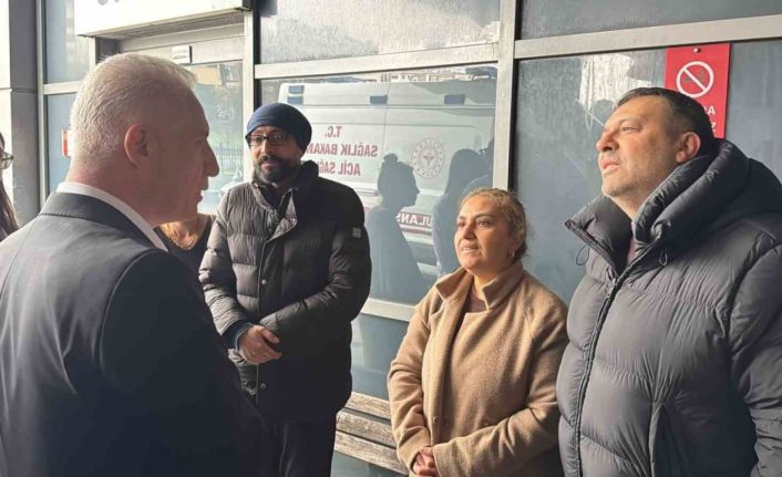 Vali Gül ve İl Emniyet Müdürü Yıldız’dan enkazdan kurtarılan yaralılara hastane ziyaret