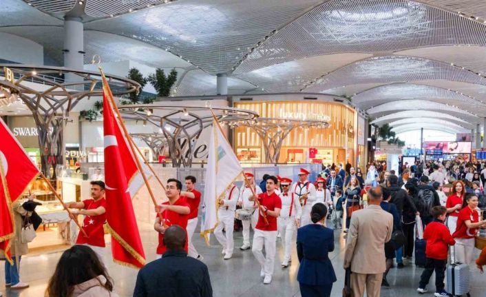 23 Nisan Ulusal Egemenlik ve Çocuk Bayramı, İstanbul Havalimanı’nda coşkuyla kutlandı