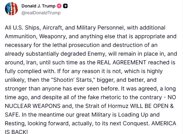 ABD Başkanı Trump’tan İran’a yeniden saldırı uyarısı: "Nükleer silah olmayacak ve Hürmüz Boğazı açık olacak"