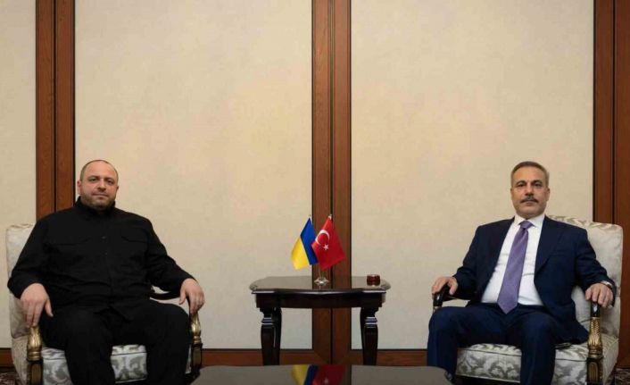 Bakan Fidan, Ukrayna Milli Güvenlik ve Savunma Konseyi Sekreteri Umerov ile görüştü