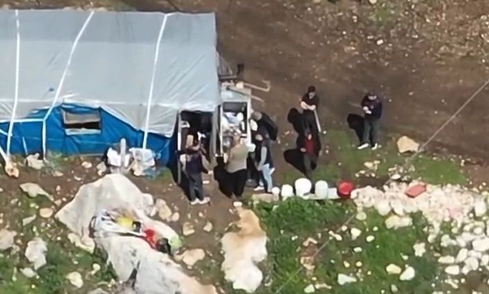 Çadıra dron destekli operasyon: 9 yıl hapis cezasıyla aranan şahıs yakalandı