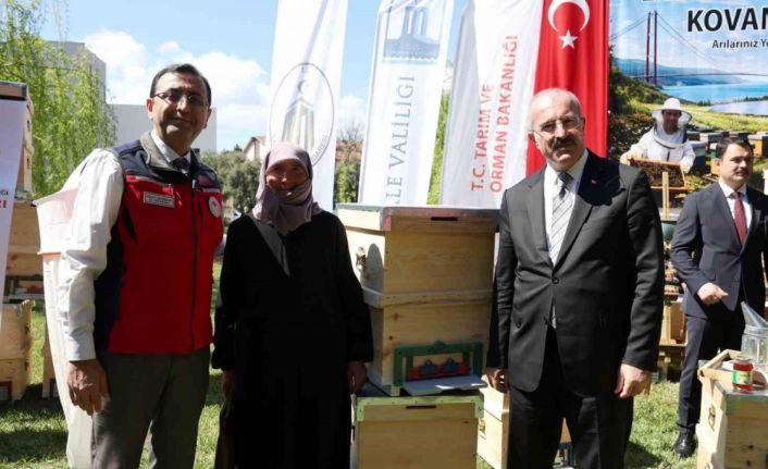 Çanakkale’de geçen yıl orman yangınlarından etkilenen 39 üreticiye 2 bin kovan dağıtıldı