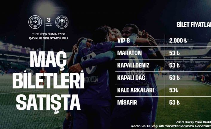 Çaykur Rizespor - Konyaspor maçının biletleri 53 TL’den satışa çıktı