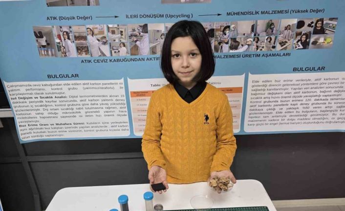 Ceviz kabuğundan yalıtım malzemesi geliştirdi, hedefinde Türkiye birinciliği var