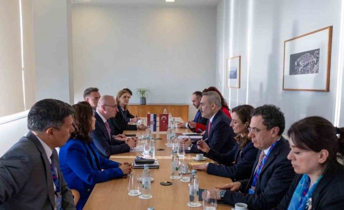 Dışişleri Bakanı Fidan, Hırvat mevkidaşı Grlic-Radman ile bir araya geldi