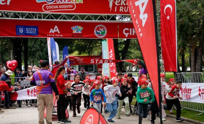 ‘Eker I Run 23 Nisan Çocuk Koşusu’ bayram sevincini sporla buluşturdu