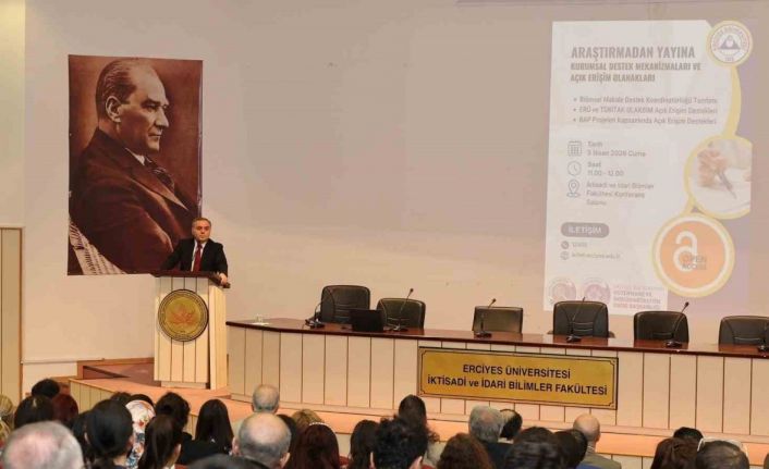 ERÜ’de ‘Araştırmadan Yayına Kurumsal Destek Mekanizmaları ve Açık Erişim Olanakları’ anlatıldı