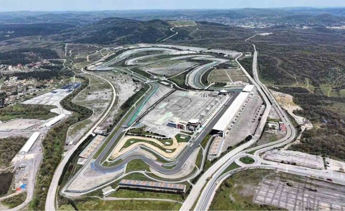 Formula 1 için geri sayım başladı: İstanbul Park havadan görüntülendi