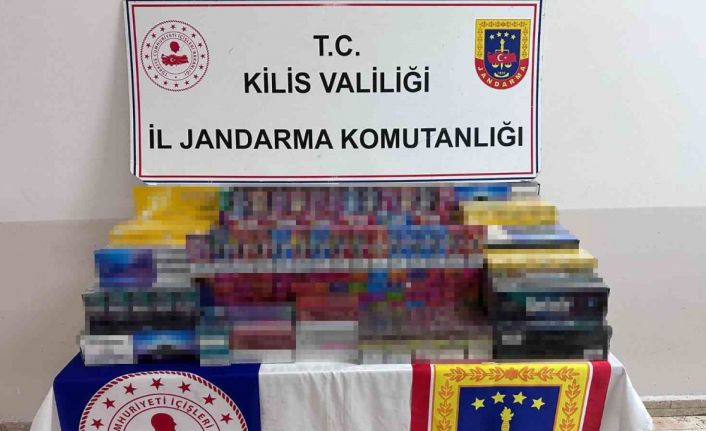 Kilis’te 1 milyon 150 bin lira değerinde kaçak ürün ele geçirildi