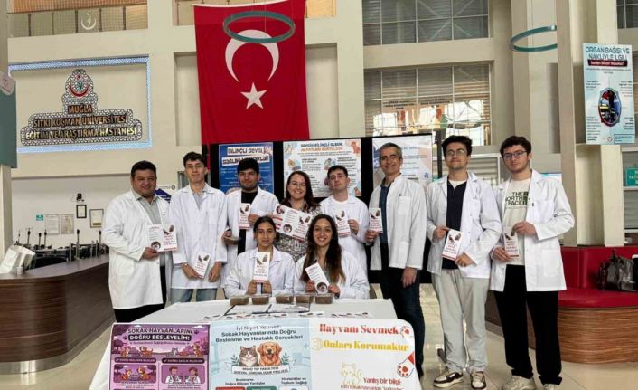 MSKÜ Tıp Fakültesi öğrencilerinden sokak hayvanları için sosyal sorumluluk projesi