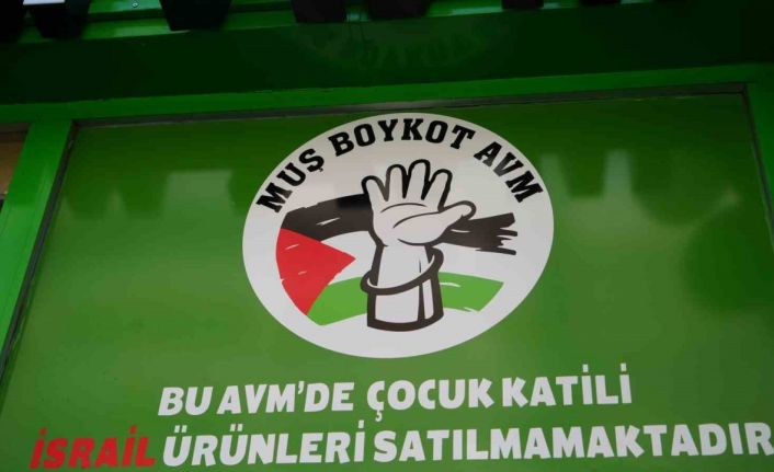 Muş’ta boykot ürünlerini raflarına almayan yeni market hizmete açıldı