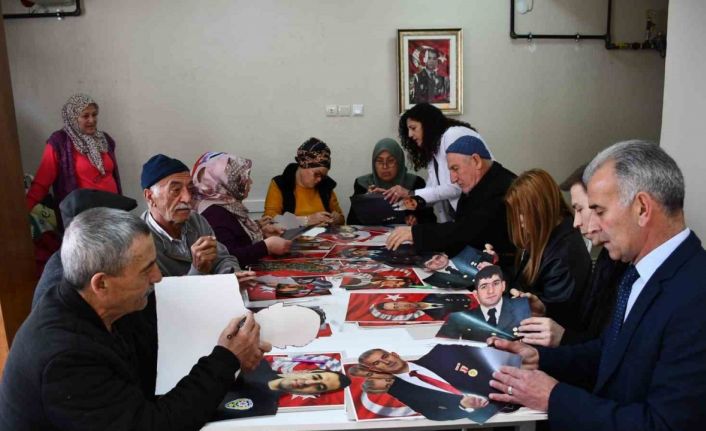 Şehit evlatlarını, eşlerinin hatıralarını 3 boyutlu rölyeflerde yaşatıyorlar