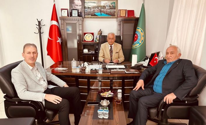 STSO Başkan Vekili Çalapkulu, Ziraat Odası Başkanı Günbat ile bir araya geldi