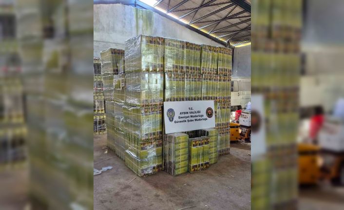 Tağşiş yağ dolumunda kullanılan 2 bin teneke ele geçirildi