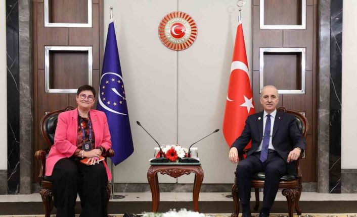 TBMM Başkanı Kurtulmuş, Avrupa Konseyi Parlamenter Meclisi Başkanı Bayr ile bir araya
