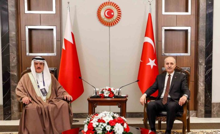 TBMM Başkanı Kurtulmuş, Bahreyn Temsilciler Meclisi Başkanı Al Musalam ile görüştü