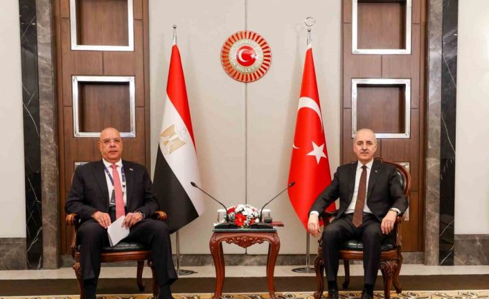 TBMM Başkanı Kurtulmuş, Mısır Temsilciler Meclisi Başkanı Badawy ile görüştü