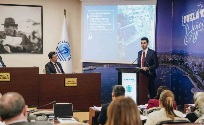 Tuzla Belediyesi 2025 yılı faaliyet raporu oy çokluğuyla kabul edildi