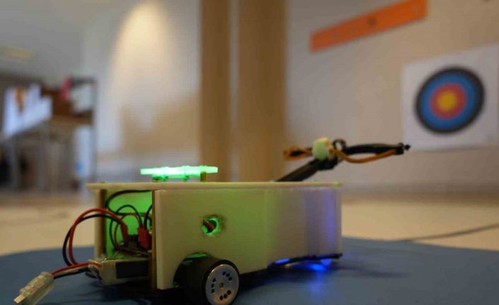Ok atan ve hedef takip eden robot yaptılar: "Tek rakibimiz Mete Gazoz"
