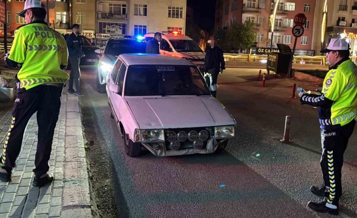 Sigortasız, muayenesiz ve plakasız araç sürücüsüne 12 bin 942 lira ceza