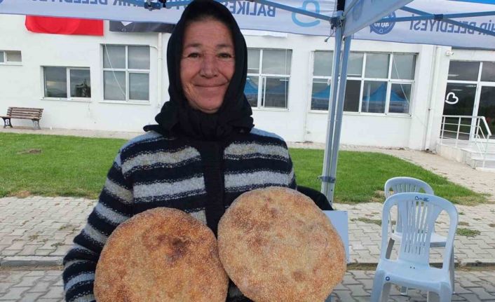 Balıkesir’de Fatma hanım asırlık seferberlik çöreğini yaşatıyor