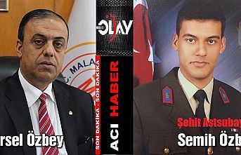 Malatya Şehidine ağlıyor