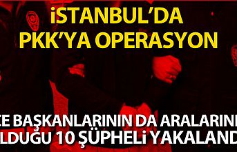 İstanbul'da PKK operasyonu HDP ilçe başkanları gözaltında