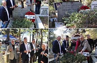KARTALLI KAZIM VEFATININ 62. YILINDA MEZARI BAŞINDA ANILDI
