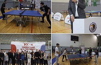 KARTAL BELEDİYESİ’NDEN CUMHURİYET’İN 100. YILINA ÖZEL MASA TENİSİ TURNUVASI