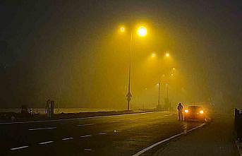 Bartında yoğun sis