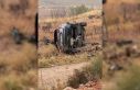 Kurtalan’da devrilen otomobilin sürücüsü yaralandı